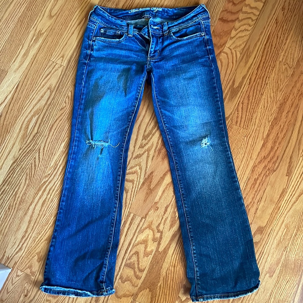 American eagle slim boot stretch jeans. Size 6 short.
